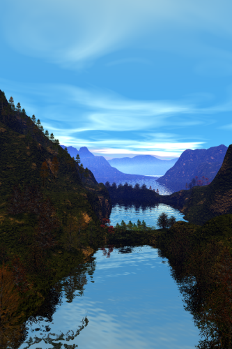 Lacs et montagnes